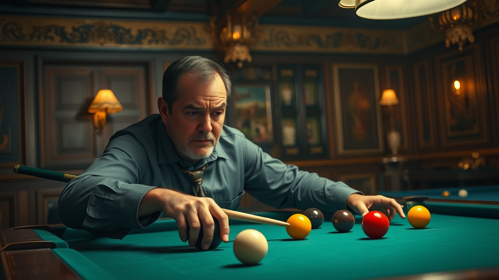 frustrated billiards player missed shot common mistake pool table